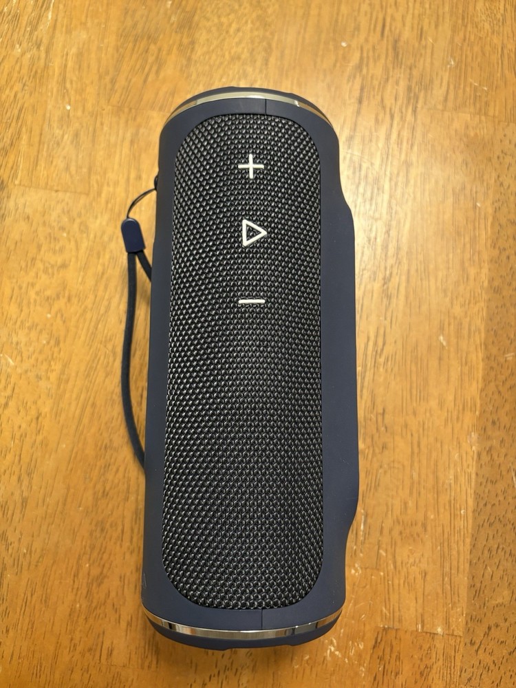 Blue Tees Player + Magnetic Touchscreen Smart Golf Speaker, Bluetooth, Navy Blue
