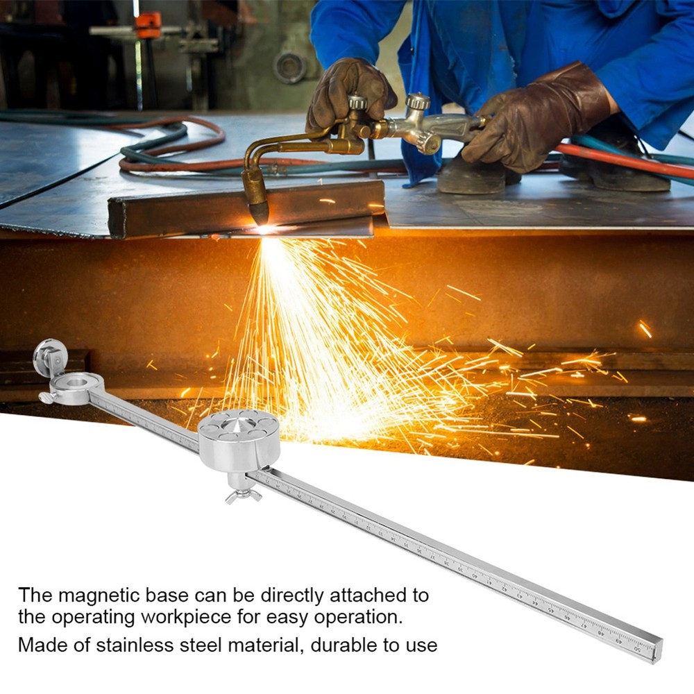 § Torch Compass Roller Guide Stainless Steel Oxygen Welding Cutting Tool