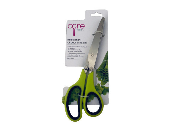 Core Kitchen 2.75" Lime Green 5 Blade Herb Shears