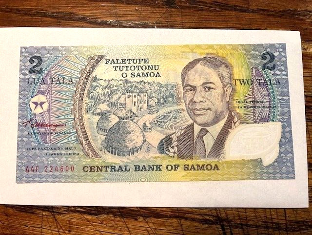 ND (2003-09) Western Samoa 2 Tala/Polymer Note/AAF/CU #12610