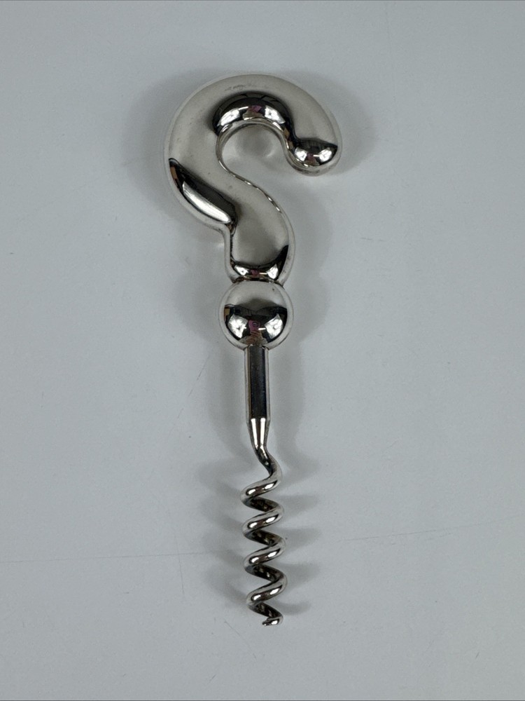 Point D’interrogation Question Mark Silver Plated corkscrew Saint Hilaire