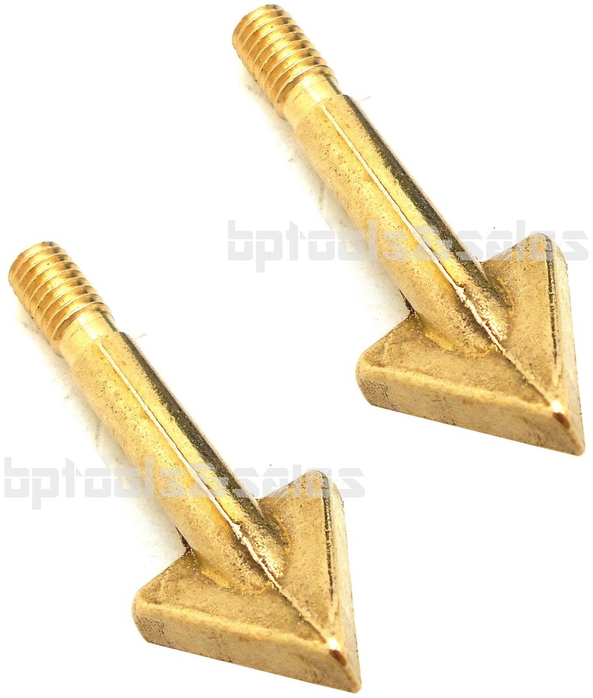 2pc Replacement Tips for 80 Watt Iron Plastic Welding TPO, TEO, PP Auto Bumper