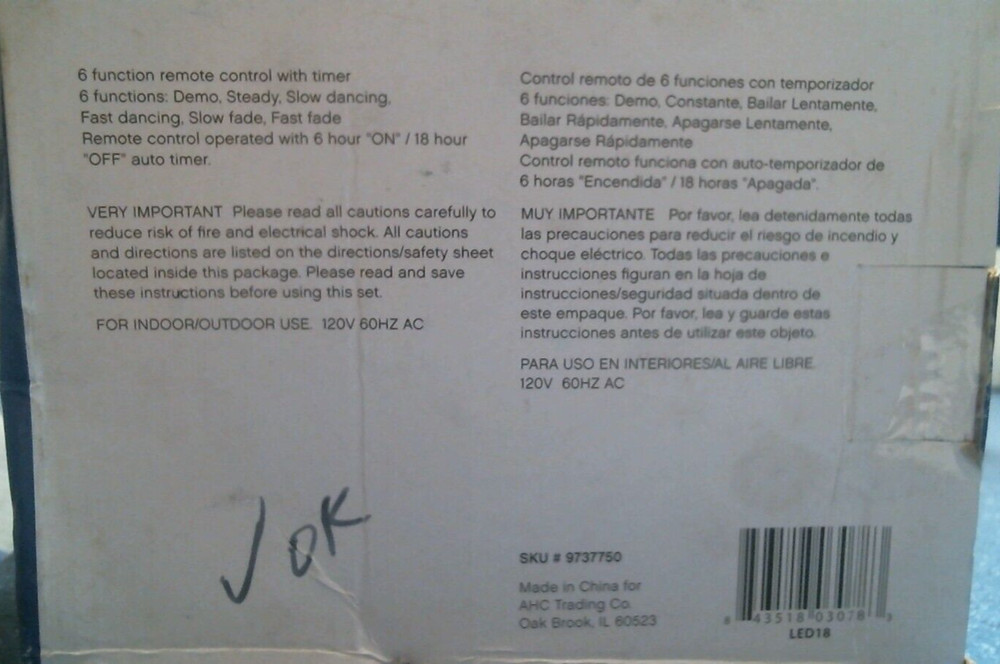 Celebrations LED 100 In/Out WARM WHITE 6 Function Compact Light String (9737750)