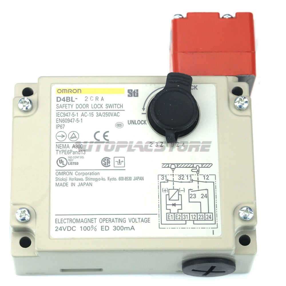 New OMRON D4BL-2CRA Guard Lock Safety-door Switch~