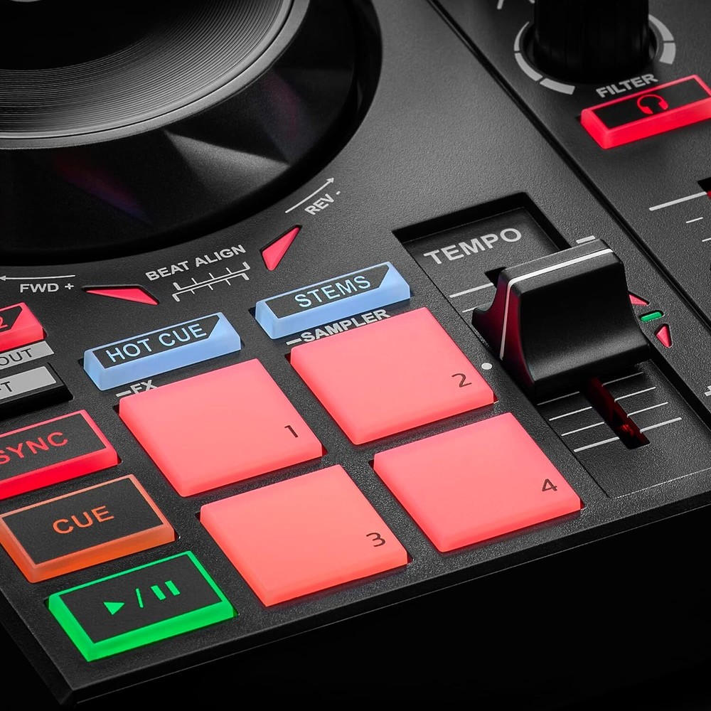 Hercules DJControl Inpulse 200 MK2 DJ Controller Mixer STEMS Beatsource