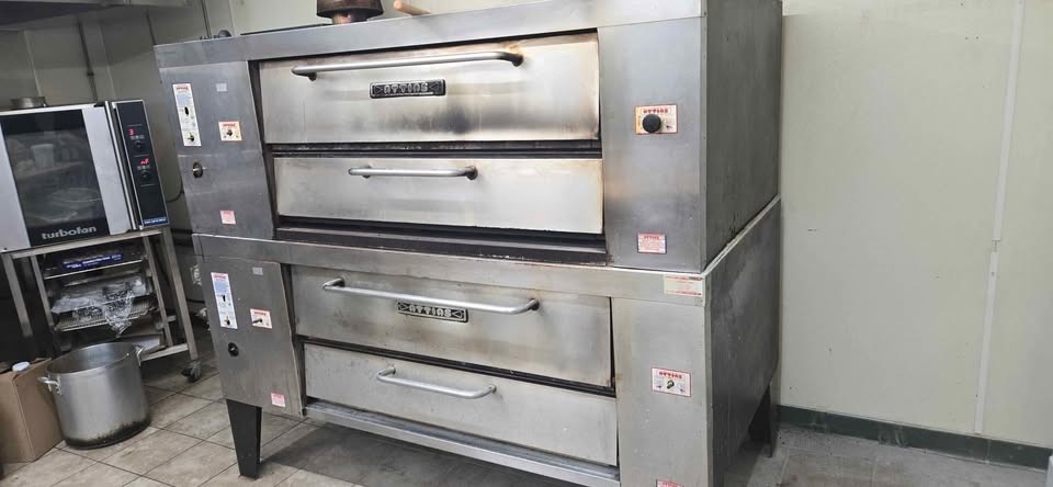 Attias pizza oven double stack