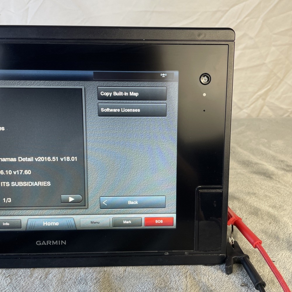 Garmin GPSMAP 7610xsv 10" Multi-Touch Chartplotter Display * Tested * W/ Cord