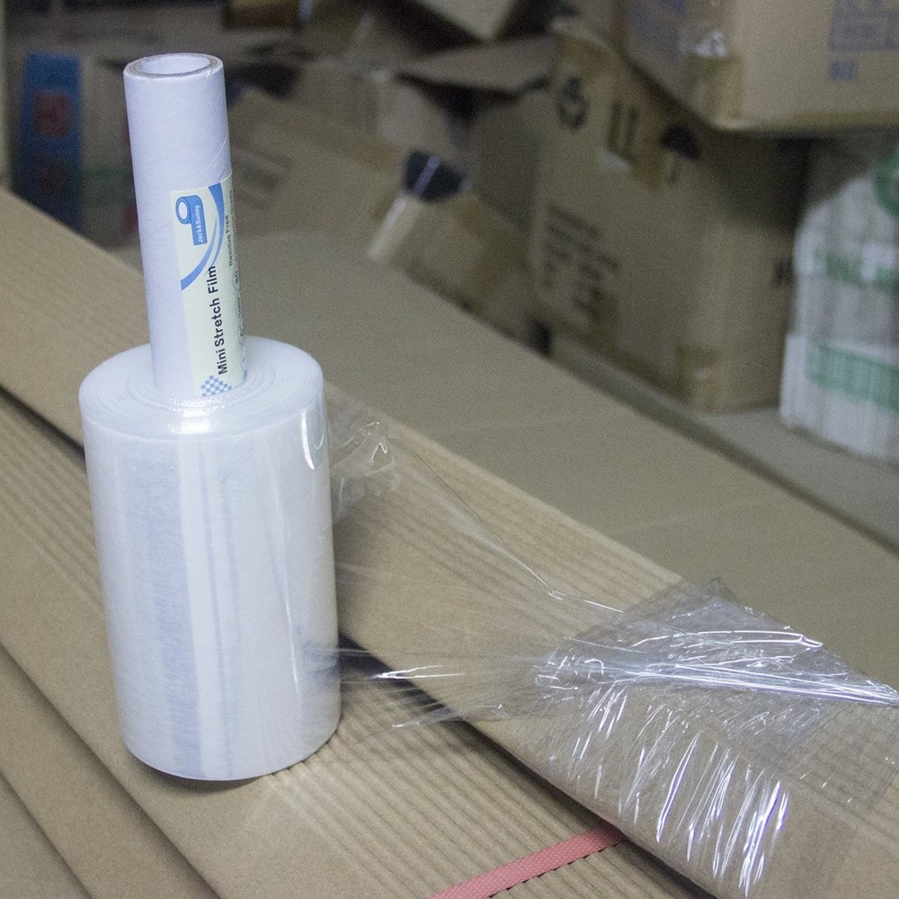 Clear Stretch Wrap 6"×1000' Plastic Roll for Moving 6'' clear,