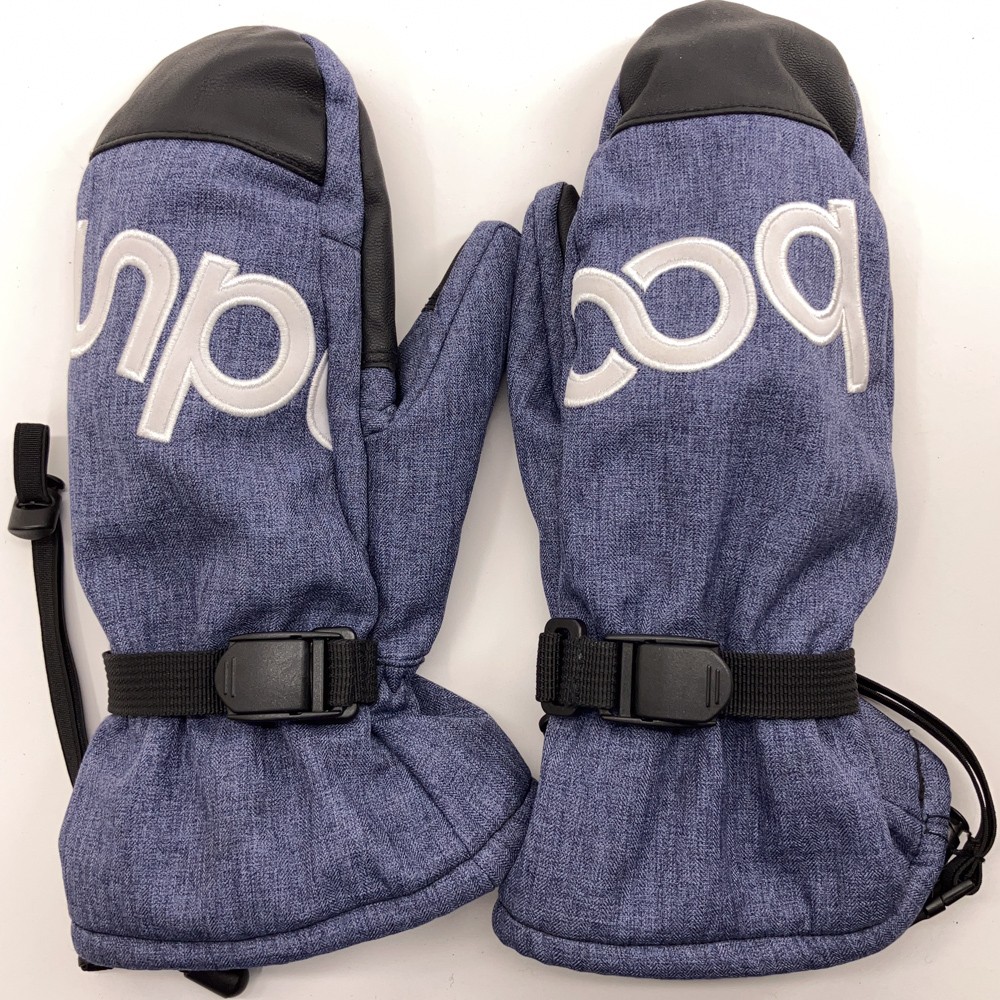 Boodun Blue Winter Ski Mitten Size Medium