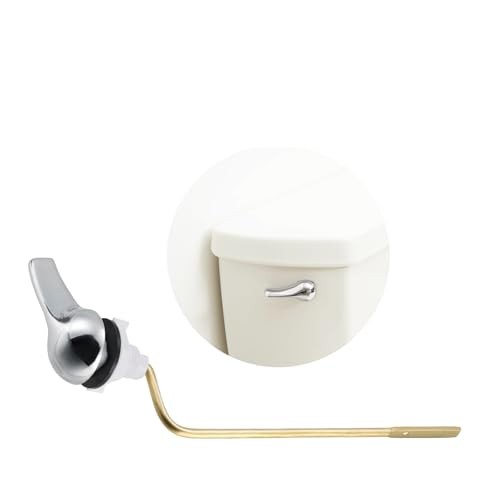 Universal Toilet Handle Replacement Kit | Brass Thickened Linkage Side Mount