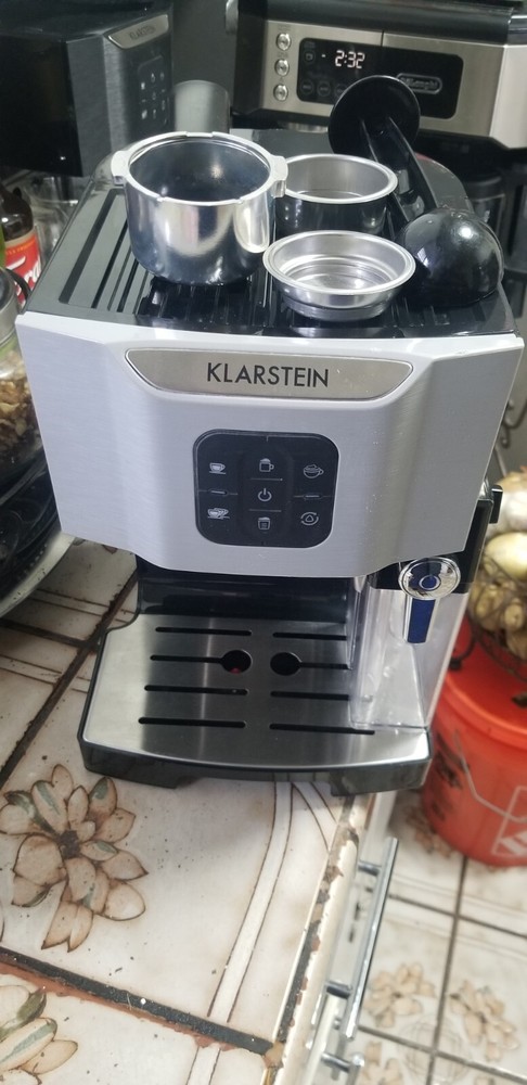 KLARSTEIN Coffee Maker Real Nice Self-Cleaning System 3-in-1 Function for Espres
