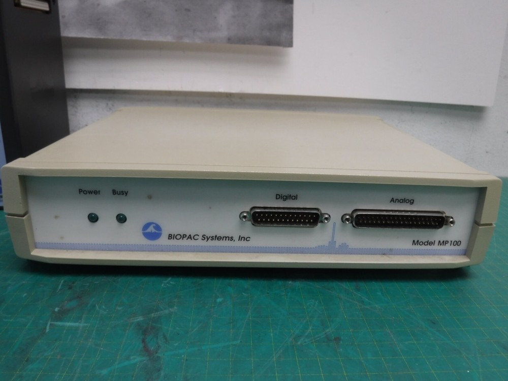 BIOPAC Systems Data Acquisition Modules W/ Cables & Accessories UIM100C + Oth MN