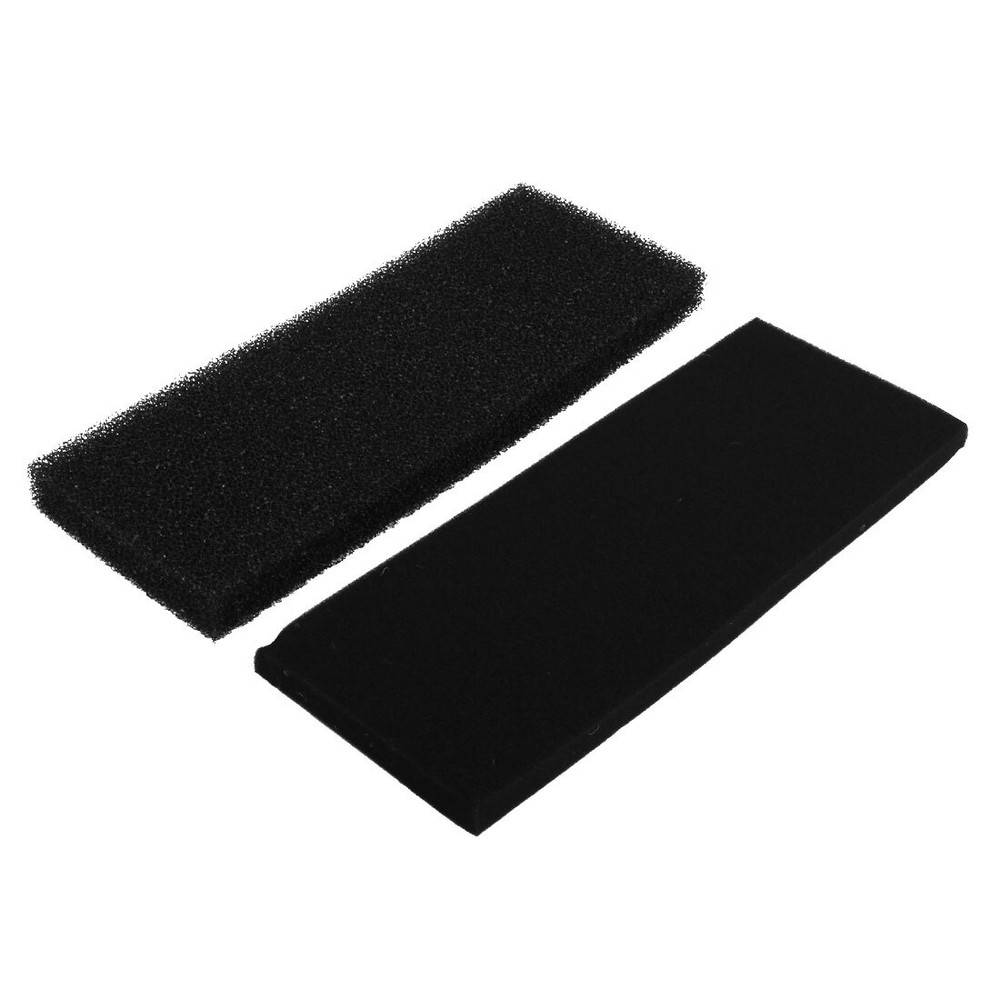 2pcs Absorbent Sponge Filter Accessory Black for Aquarium Fish Tank