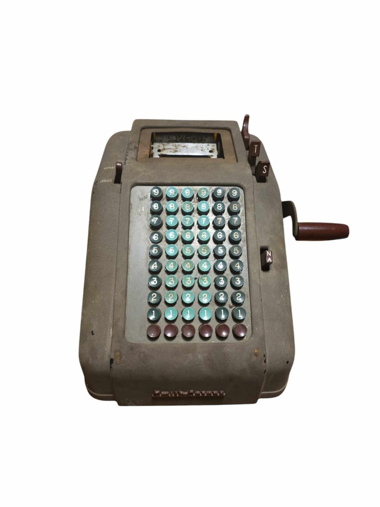 Vintage Smith & Corona Hand Crank Adding Machine - Not working Read discription*