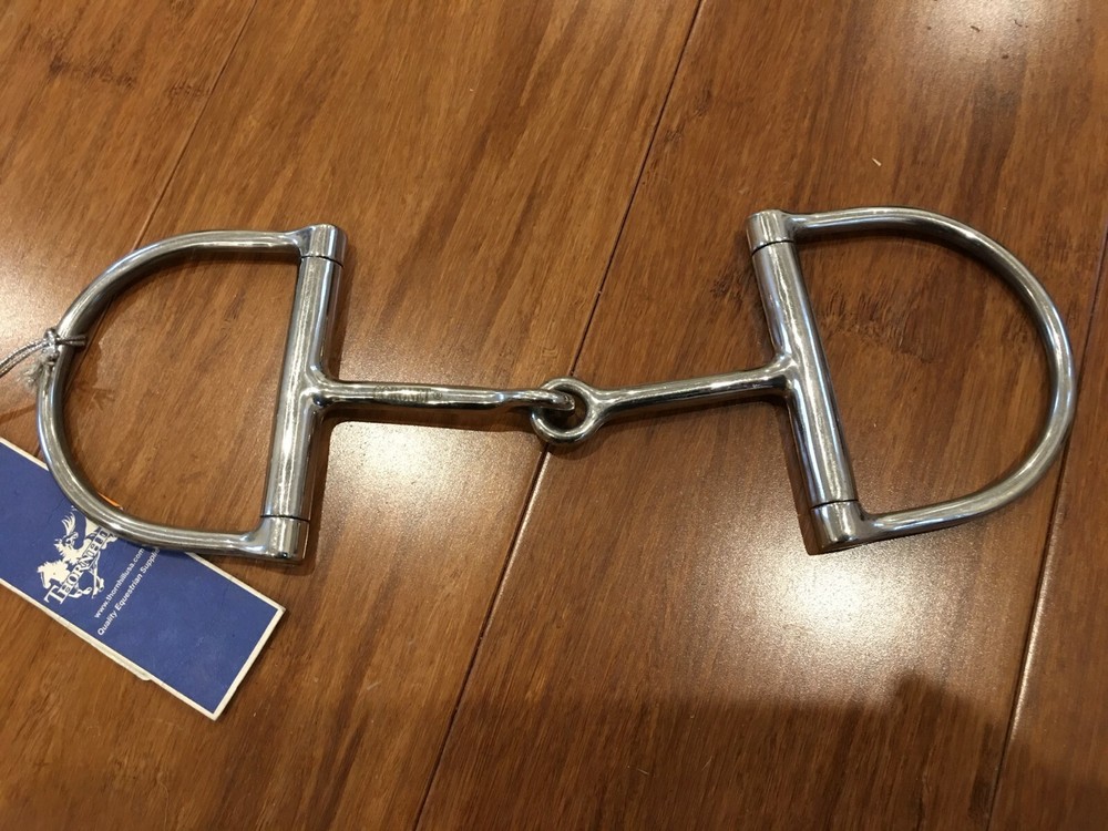 Thornhill/Coronet large Dee lightmouth snaffle bit 5"