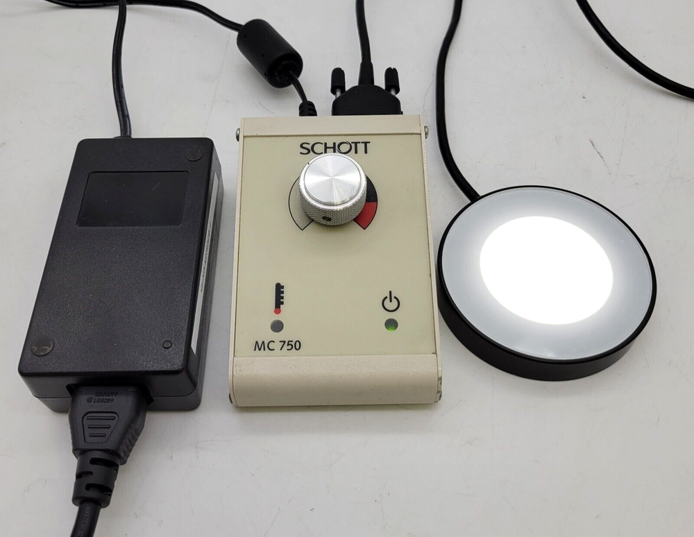 Schott VisiLED MC 750 and TLS-BF Backlight Illumination for Stereo Microscope