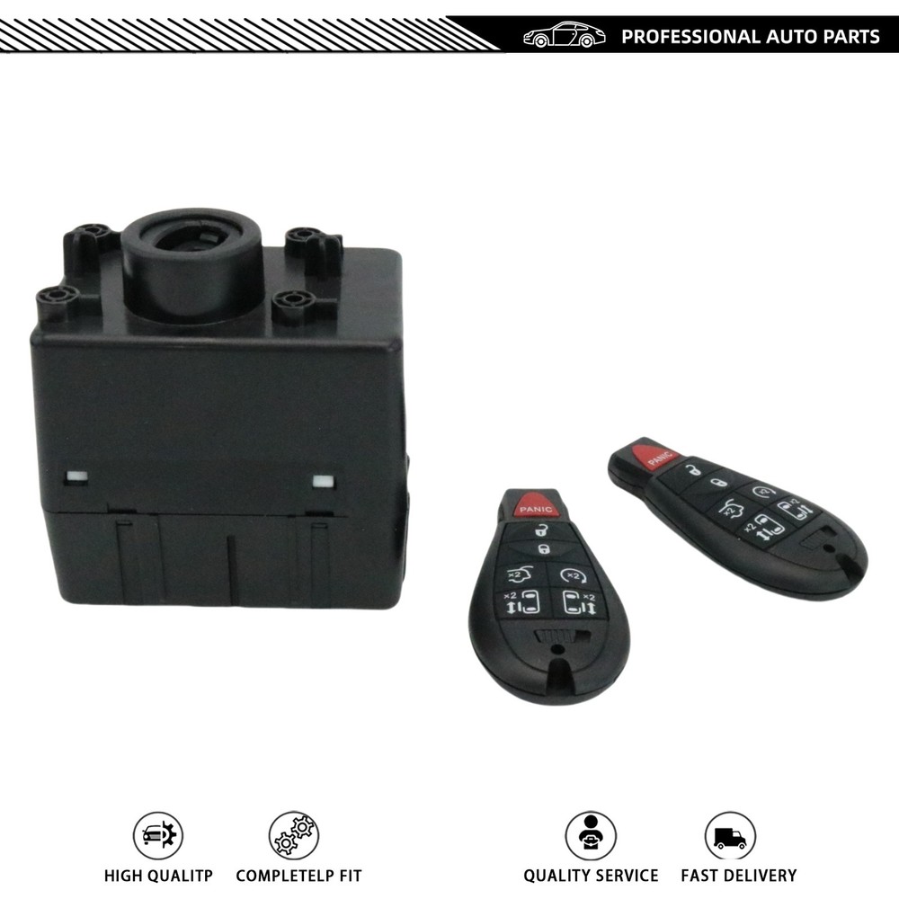 For 09-12 Dodge Ram 1500 Wireless Ignition WIN Module Node -Programmed w/Keys