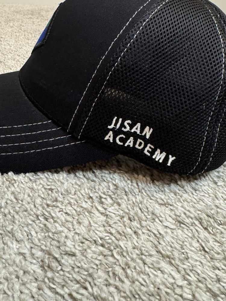 Lim's JPC Golf Black Mesh Adjustable Golf Hat Embroidered Logo Unisex