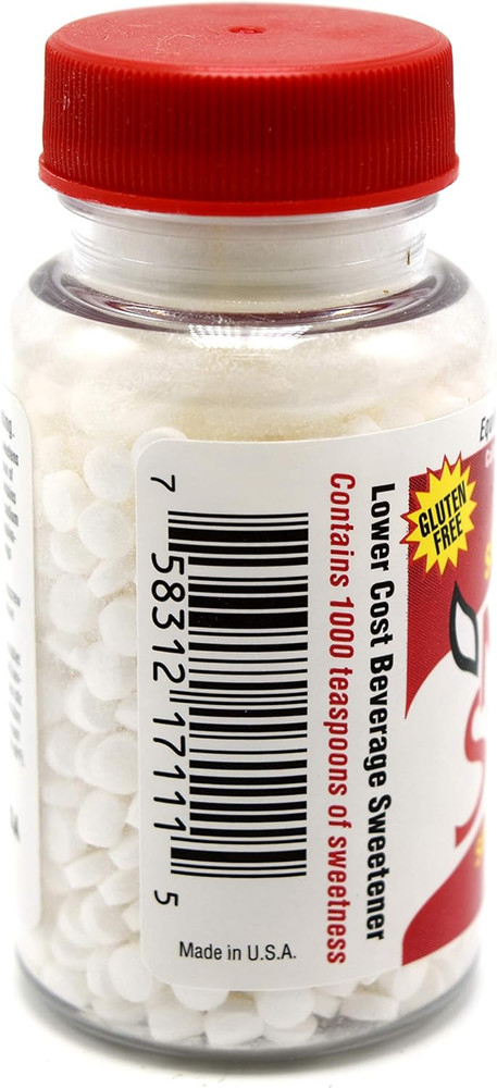 Saccharin Sugar Substitute 1/4 Grain 1000 Tablets