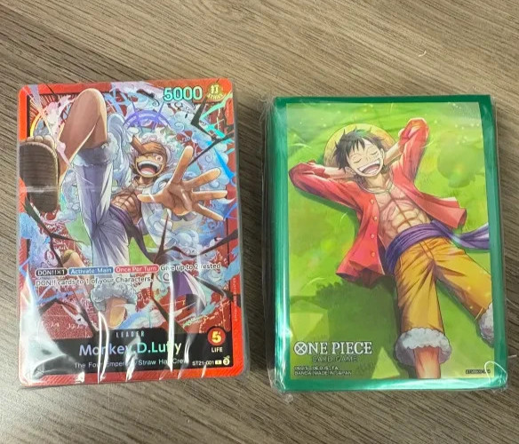 ONE PIECE STARTER DECK EX GEAR 5 ST-21 SEALED DECK ONLY + SLEEVES