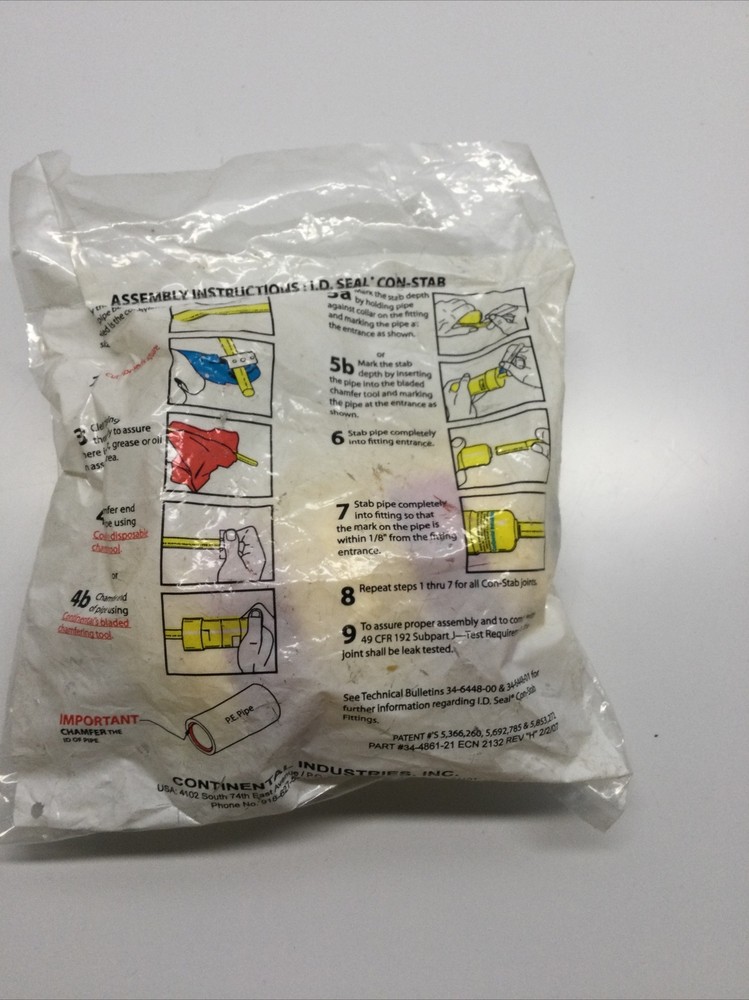 NEW, GASTITE, PECPL-12, PLASTIC COUPLING, 3/4" IPS. (20D-2)