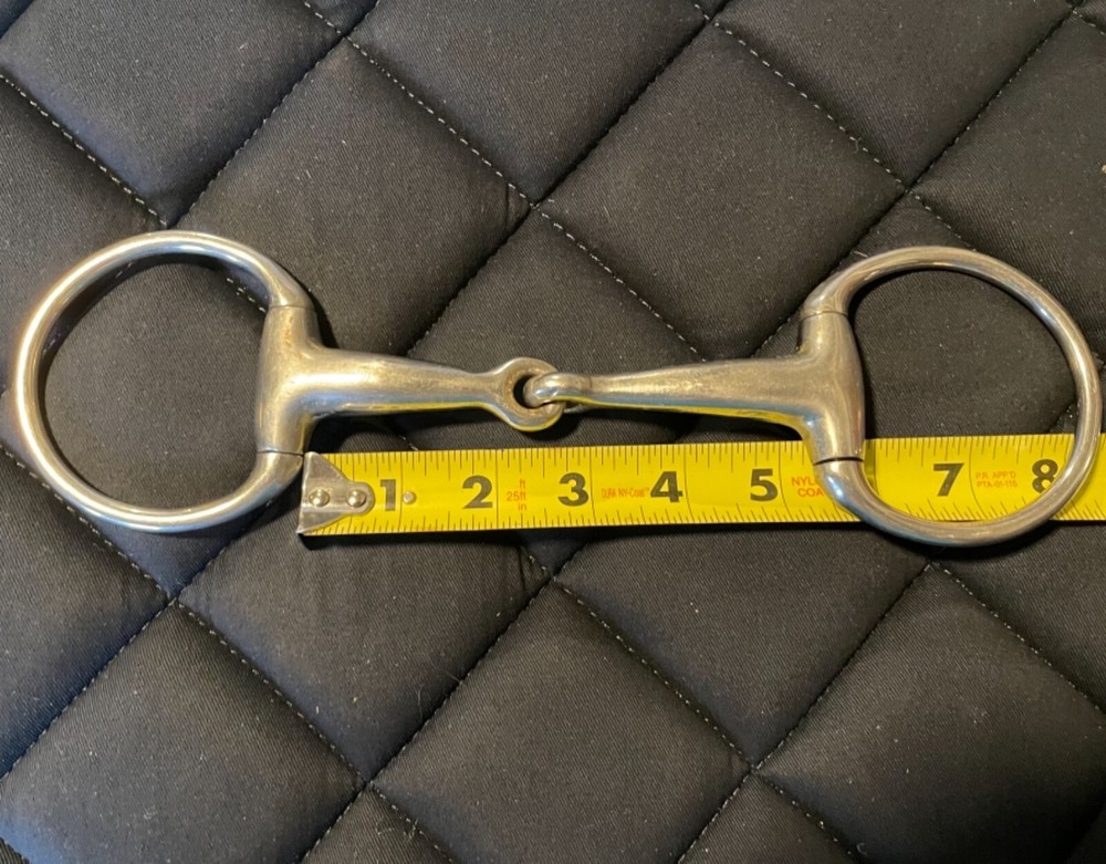Eggbutt Metal Jointed Snaffle Bit 5”