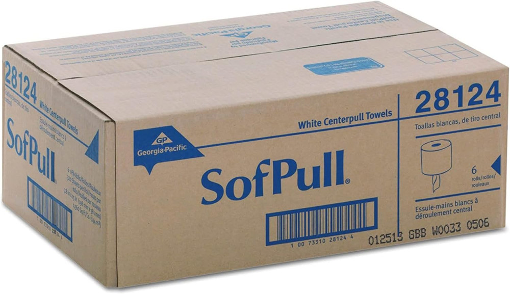 Georgia-Pacific Sofpull Centerpull Regular Capacity Premium Paper Towel, White,