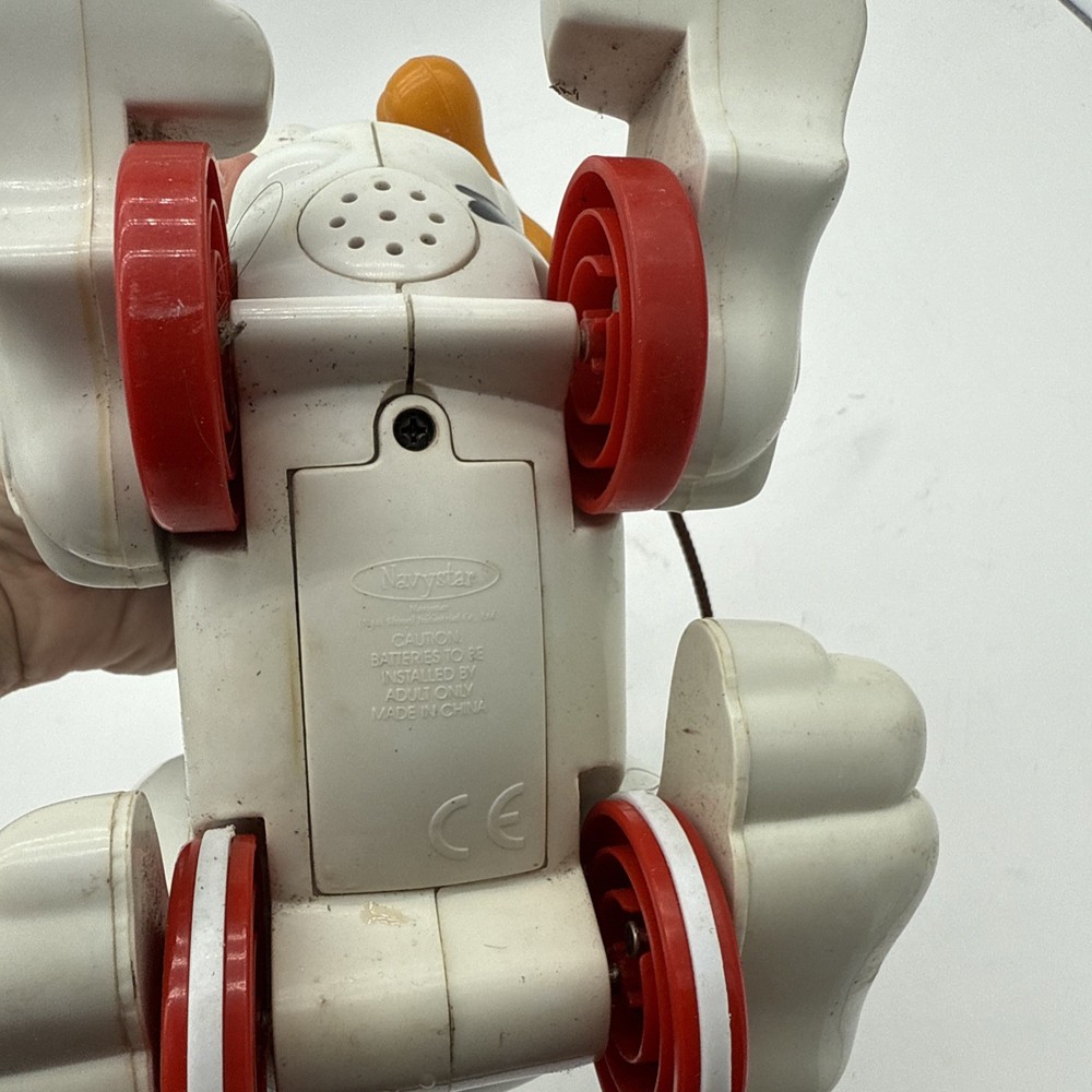 Vintage Dalmation Pull Toy Navystar