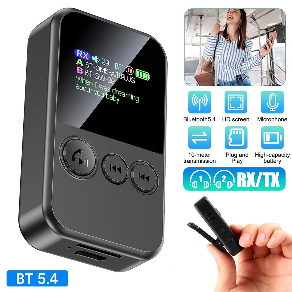 Bluetooth Car Kit Adapter Device with TF Card Slot and Multiple Format Support