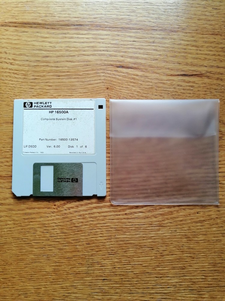 HP 16500A System Disk