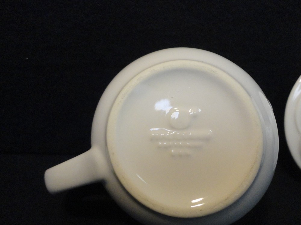 Pfaltzgraff ARCADIA WHITE Cream and Sugar