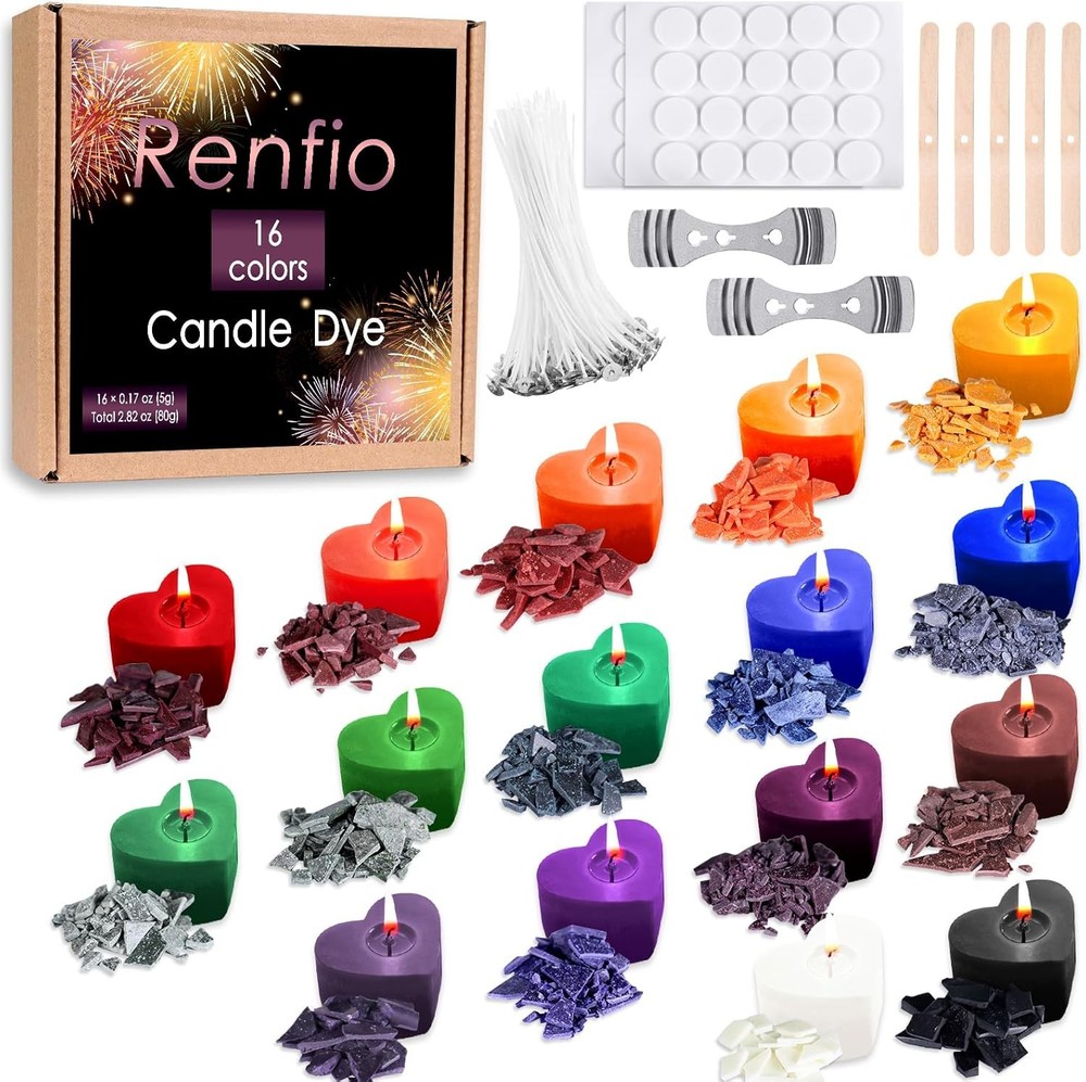 Candle Making Dye Chips Colors