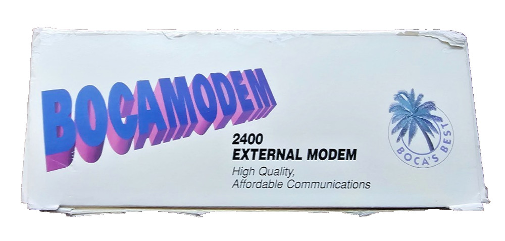 Bocamodem 2400bps External Modem Model M024ED