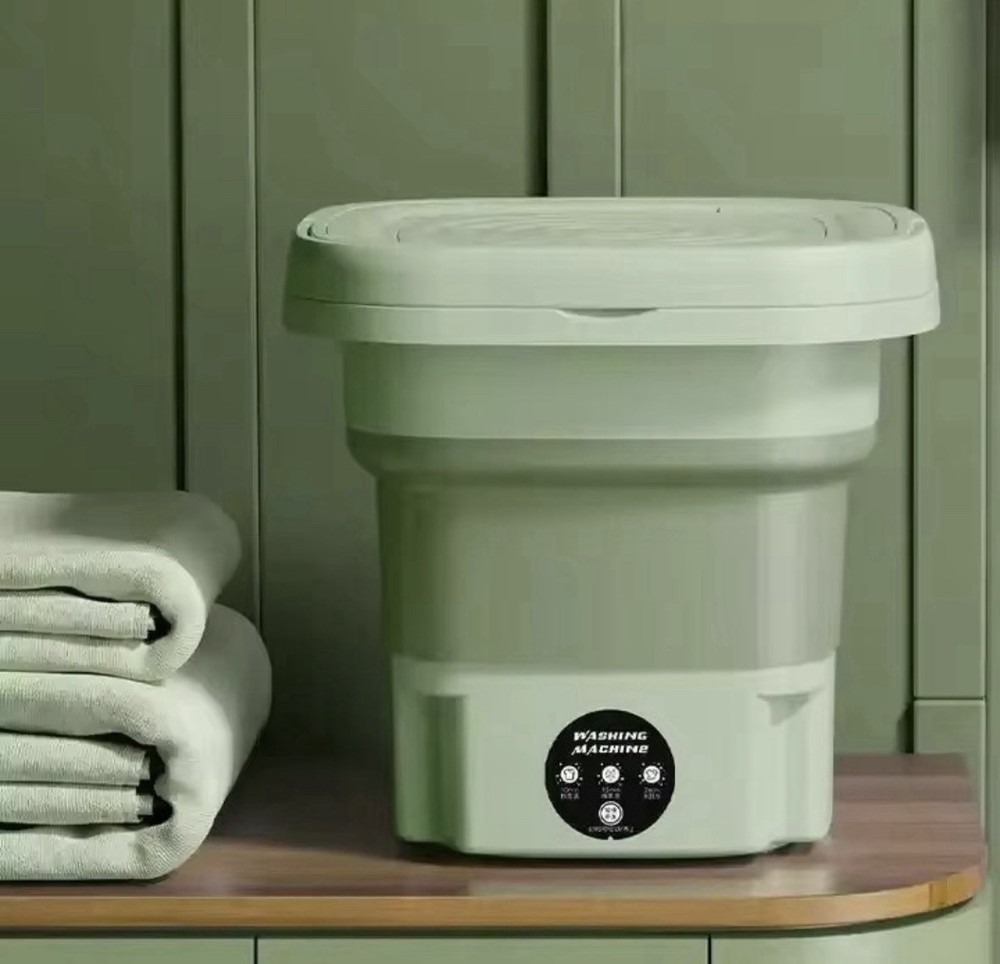 Mini Folding Washing Machine 8L/16L Portable Top-Loading Foldable Touch