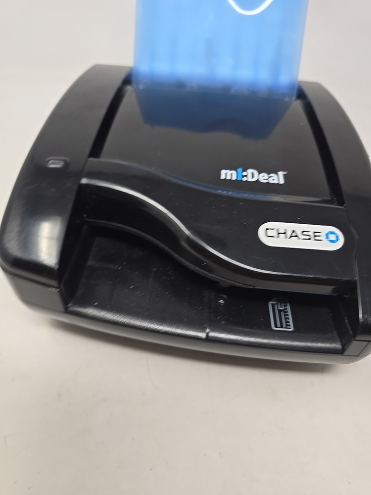 Panini mI:Deal Single Feed Check Scanner Reader Powers On Chase Banking Cord