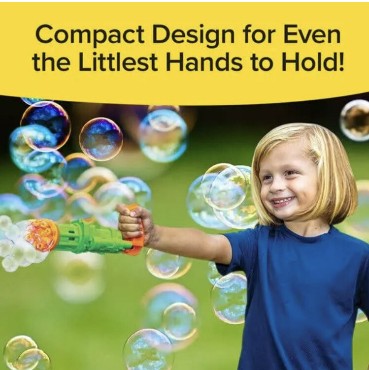 As Seen On TV Battle Bubbles Automatic Bubble Machine 3+~New