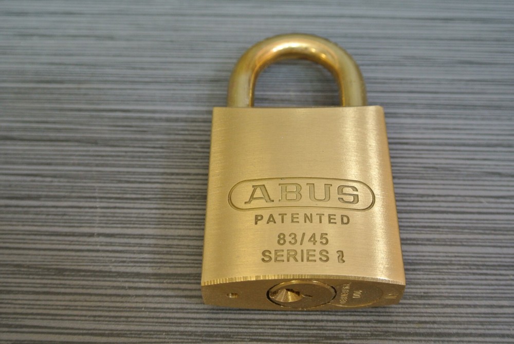 Abus 83/45 Solid Brass Rekeyable Padlock MB 100