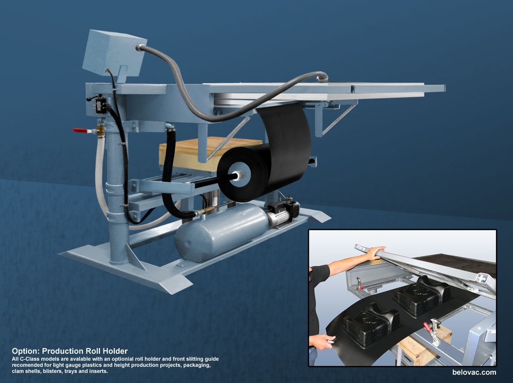 24"x 48" Belovac Vacuum thermoforming machine