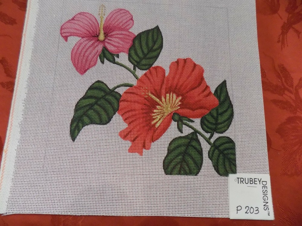 HAND PAINTED HYBISCIS