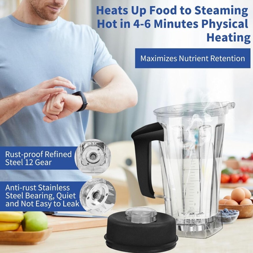 64 OZ Container for Vitamix Blender Pitcher, Replace Classic C-Series