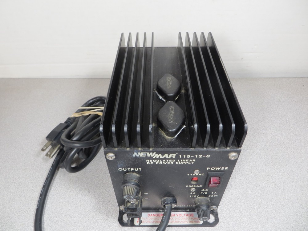 NEWMAR 115-12-8 Regulated Linear DC Power Supply - Tested