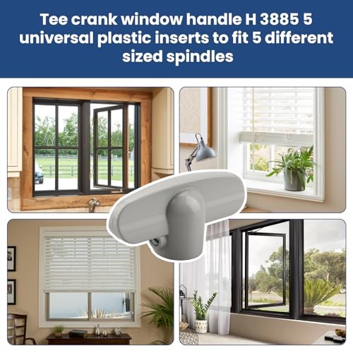 H 3885 Tee Window Crank Handle Operator Handle for Andersen Crank Handle,3/8"