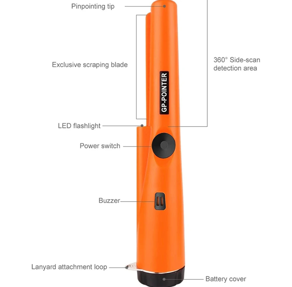 Metal Detector Handheld Pro Pinpointer Pointer Probe Waterproof Sensitive Tester