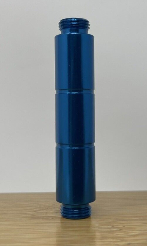 Blue Tobacco Pipe Stem Connector 2" - 1 Unit