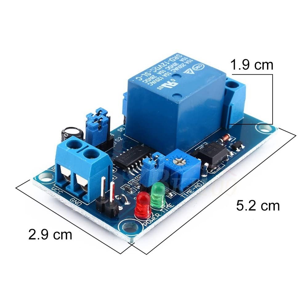 12V DC Delay Relay with Timer Turn on/Delay Off Switch Module...