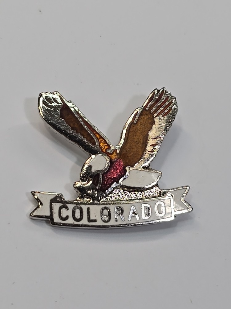 Colorado Bald Eagle Tie Tack Lapel Pin