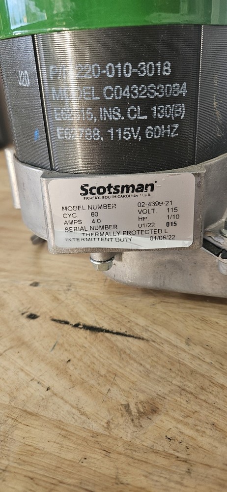 Scotsman Gear Reducer With Motor