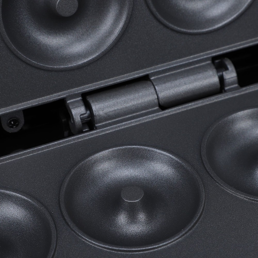 3-Donut Maker Machine With Double Sided Heating For Home Kitchen Use