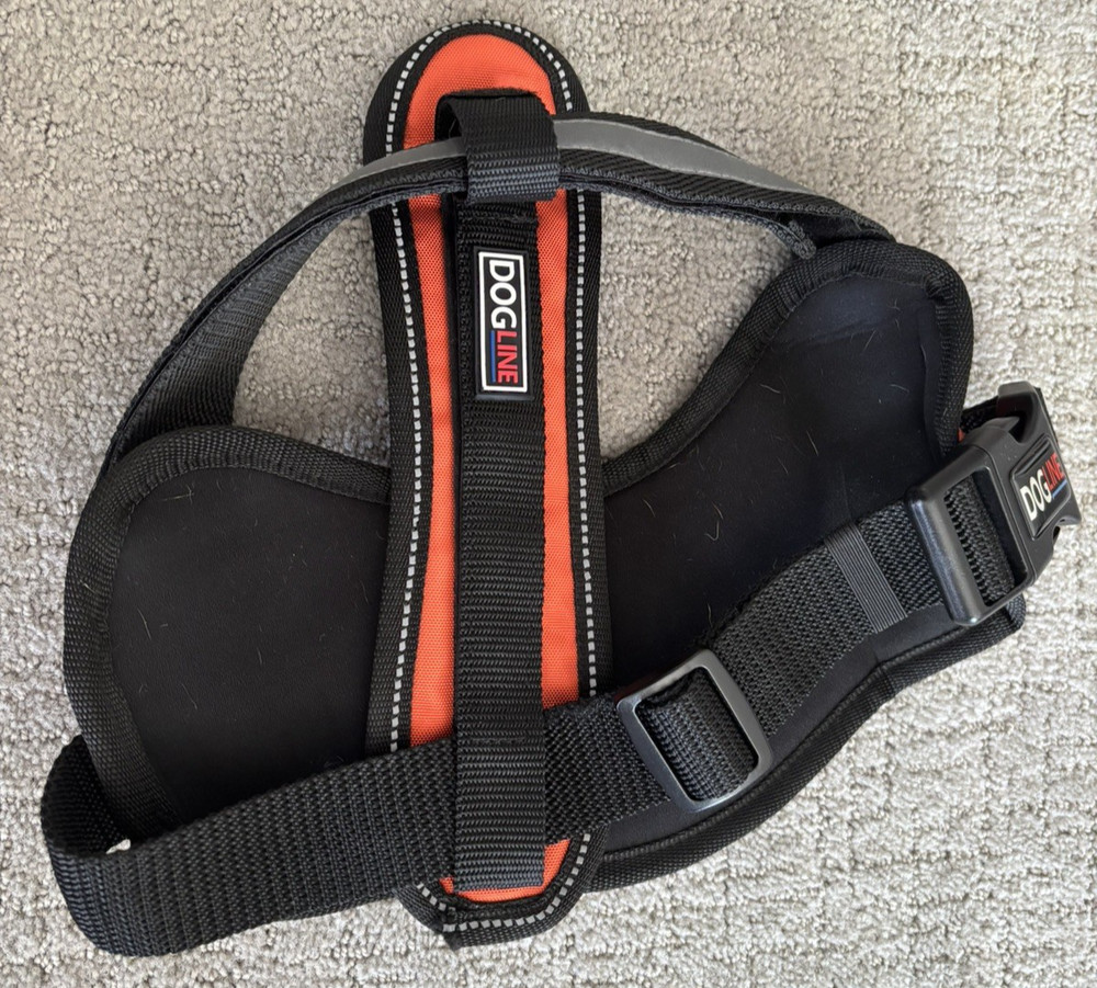 Dogline Multipurpose Dog Harness Medium 22"-30" Control Handle Padded Heavy Duty