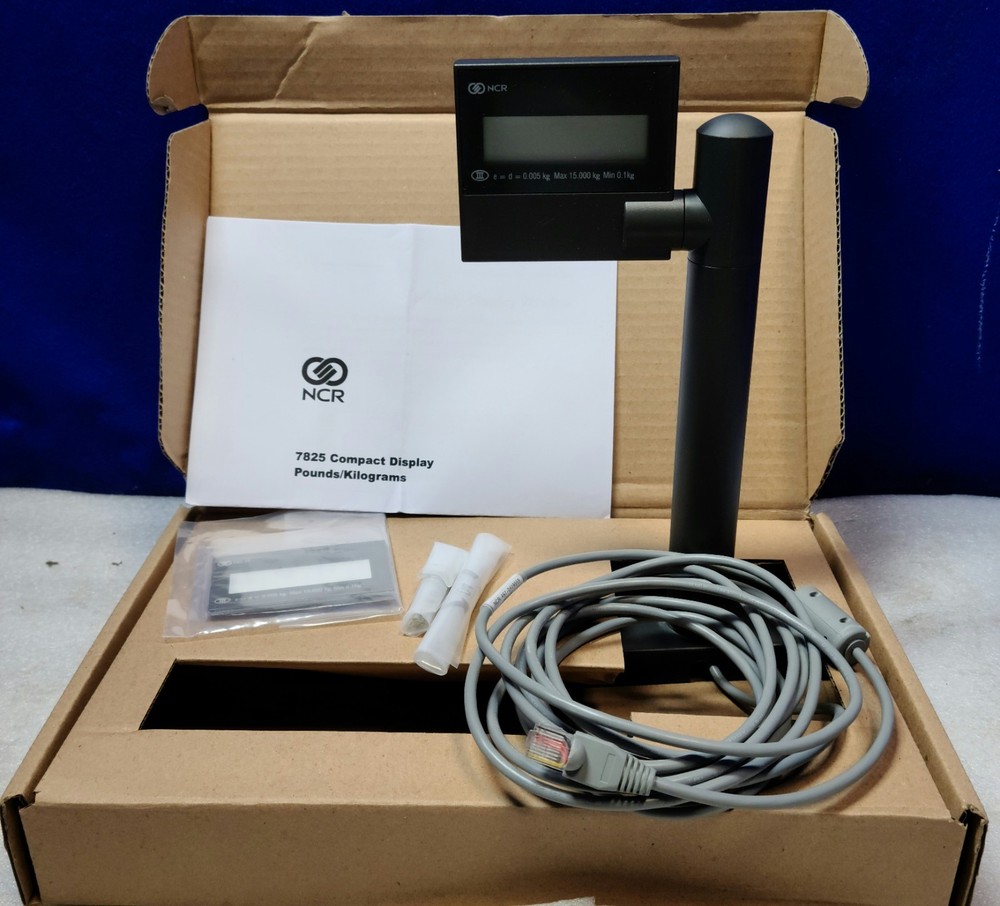 New (open box) NCR 7825 Compact Remote Terminal Display Single Screen